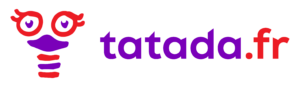 logo tatada rouge et violet