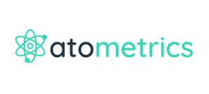 logo atometrics noir et vert